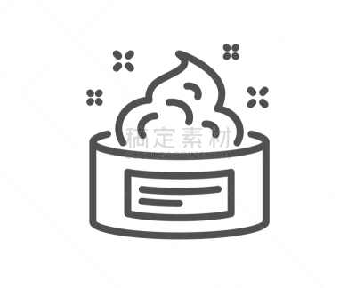标志,皮肤,化妆用品,线图标,矢量,健康保健,移动应用程序,防晒霜,图像,身体保养