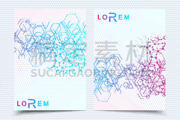 商务,小册子,几何形状,计划书,传单,目录,技术,分子,模板