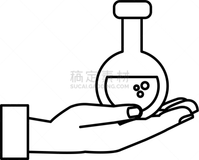 提举,分离着色,计算机图标,管子,动物手,生物学,化学制品,微生物学,实验,生病