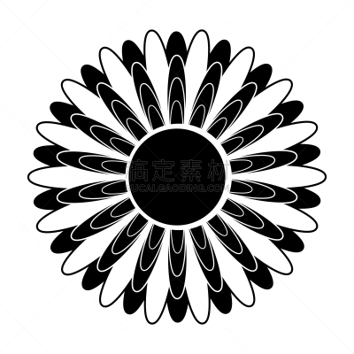 黑白图片,平衡折角灯,分离着色,轮廓,白色,自然,图像,花朵,花,剪影