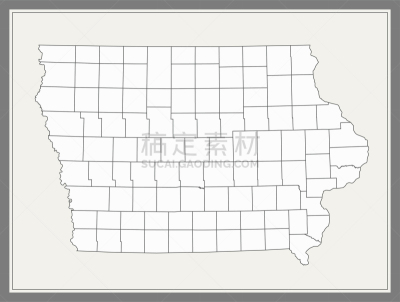 爱荷华,clinton,打印单据,乡村风格,锡达拉皮兹,汉考克县,自然地理,轮廓,锡达福尔斯市,灰色背景