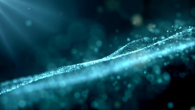 数字波浪粒子流