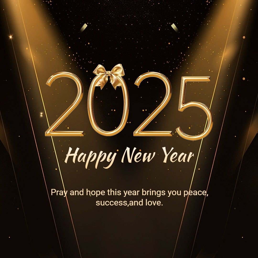 Happy New Year Seasonal Greetings Templates