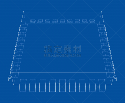 三维图形,电脑芯片,矢量,中央处理器,计算机,半导体,蓝图,技术,沟通