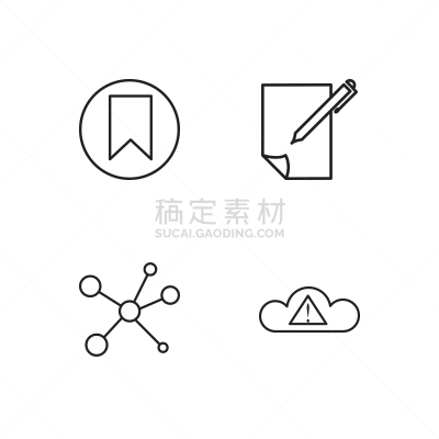 商务,轮廓,符号,简单,云,技术,蜘蛛网,布置,沟通,改进