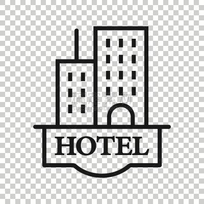 酒店,住宅房间,标志,小旅馆,绘画插图,建筑外部,计算机图标,商务,矢量