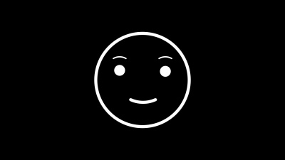 表情符号。悲伤和微笑的脸。快乐和悲伤的微笑图标动画与可选的亮度哑光。Alpha Luma Matte包括在内。 视频