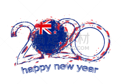 2020,新西兰,新年,事件,请柬,季节,文字,问候