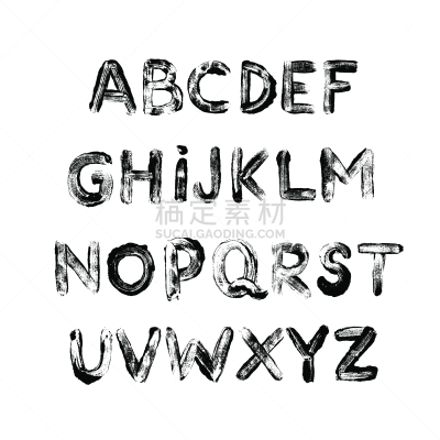 文字,摇滚乐,矢量,手,墨水,字母,纹理,字体,化学元素周期表,收集