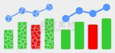 图表,时髦的,斑点,图标,平坦的,球体,一个物体,监视,进展