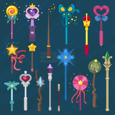 魔杖,魔术师,幻想,棍,魔术,神迹,公主,闪亮的,飘然,非凡的