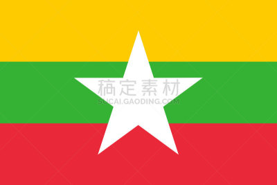 缅甸,彩色图片,比例,职权,亚洲,黄色,红色,符号,泰国,图像