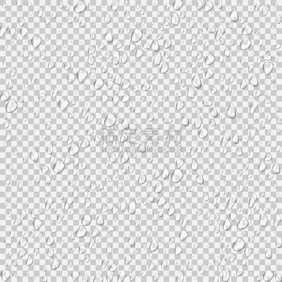 纯净,水滴,矢量,水,绘画插图,透明,阴影,灰色背景,布置,写实
