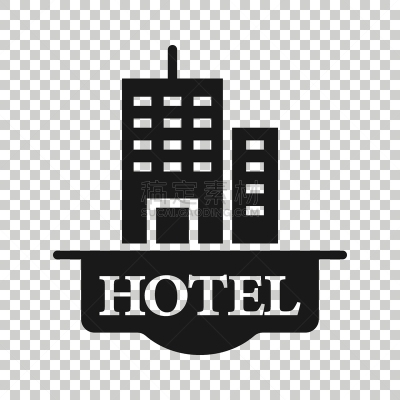 酒店,住宅房间,标志,小旅馆,绘画插图,建筑业,计算机图标,商务,矢量