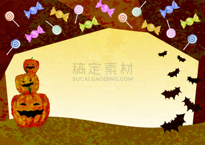 绘画插图,南瓜,矢量,蜘蛛网,秋天,背景,蝙蝠,贺卡,南瓜收割