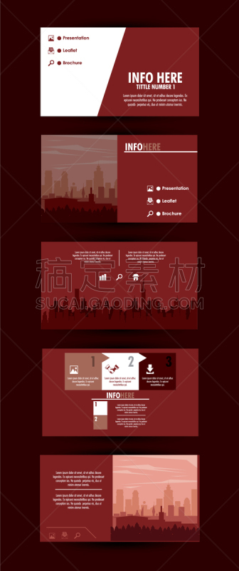 信息图表,小册子,城市,白色,创造力,书,商务,红色,计划书,概念