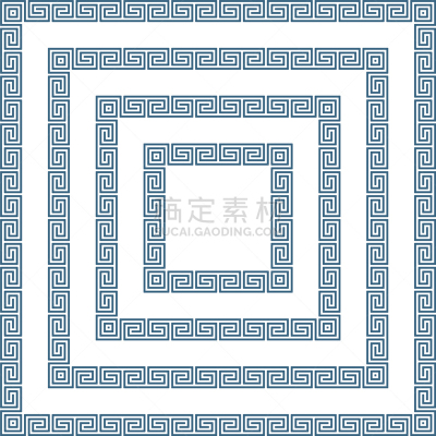 希腊,边框,华丽的,传统,国内著名景点,几何形状,模板,布置,弯曲