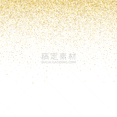 小的,黄金,五彩纸屑,白色背景,事件,周年纪念,华贵,金属片,问候