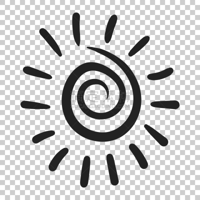 草图,乱画,日光,动物手,图标,可爱的,热,天气,涂料,绘制