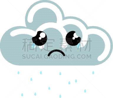 可爱的,雨,云,天气,自然,矢量,风,图像,天空,气象学