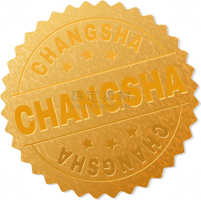 黄金,长沙,证章,橡皮章,单词,金属,文字,金属质感