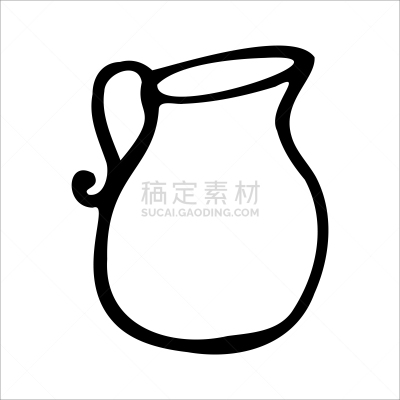 乱画,草图,绘画插图,厨房,广口瓶,矢量,白色背景,轮廓线画,动物手,分离着色