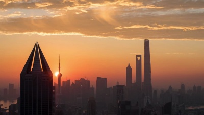 上海天际线鸟瞰