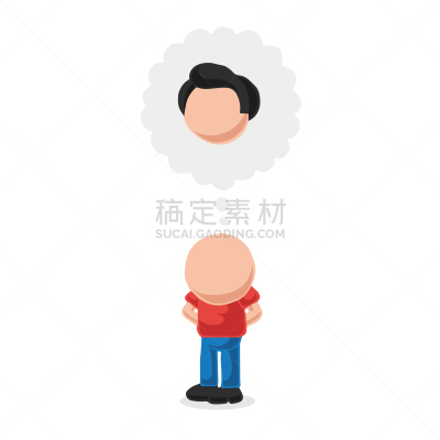 男人,非全秃,举起手,动画片,健康保健,肖像,损失,站,想象,绘制