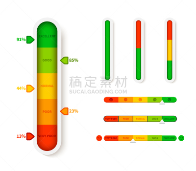 图表,垂直画幅,彩色图片,平坦的,百分比号,测量工具,模板,进展