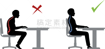 人类工程学,注视镜头,人,男人,背痛,商务,健康保健,图像,坐