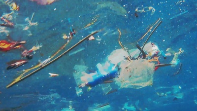 海洋中的水下塑料环境问题