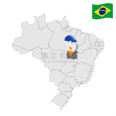 巴西,三维图形,方向,托坎廷斯,矢量,标志,高雅,股票