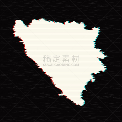 波斯尼亚和黑塞哥维那,分离着色,轮廓,白色,欧洲,萨拉热窝,概念,度假,教育