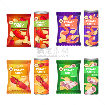 精制土豆,调味品,薯片,市场营销,与众不同,清新,背景分离,多样,食品,辣椒粉