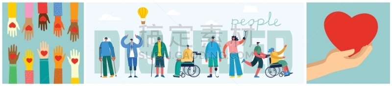 心型,健康保健,浪漫,视力,腿,导盲犬,女人,儿童,能力缺陷者,背景