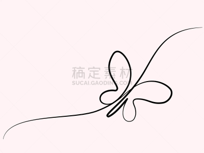 连续性,蝴蝶,线条,轮廓,直的,概念,自然美,创造力,自然,图像