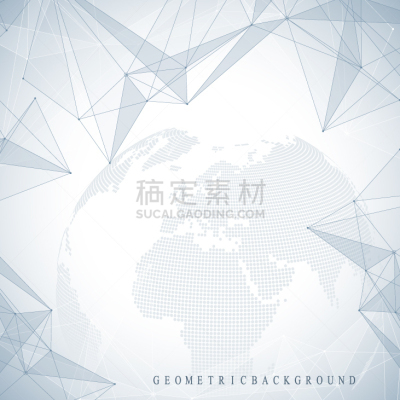 几何形状,分子,插画,背景,材料,巨大的,深的,复杂,技术,生物科技