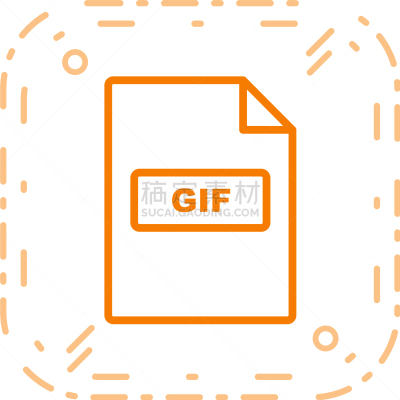 GIF动图,计算机图标,轮廓,矢量,符号,文档,直的,图像,标志,设计