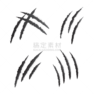爪,野外动物,分离着色,平视角,图像,猫,抓,布置,设计