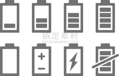 图表,电池,动物出击,平坦的,图标,分离着色,多代家庭,概念,收集,联系