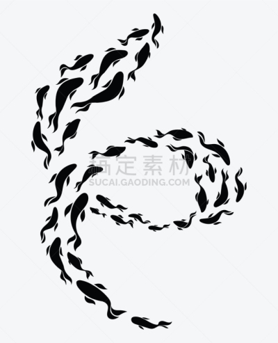 鱼类,海洋,组物体,大群动物,华丽的,环境,丰富,小的,动物,剪影