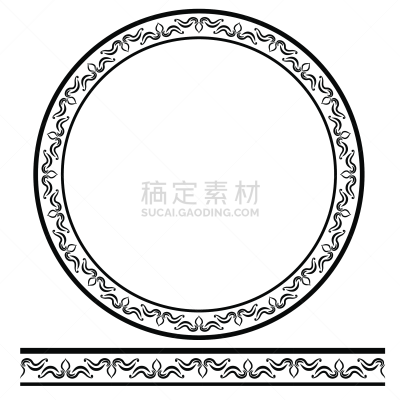 边框,矢量,圆形,黑色,白色,角度,分离着色,文字,空白的,铜锣