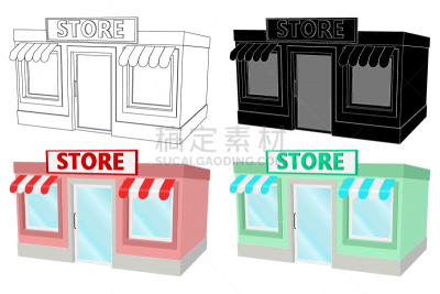 store buildings set