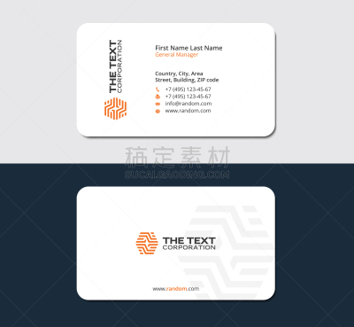 tile flooring business card