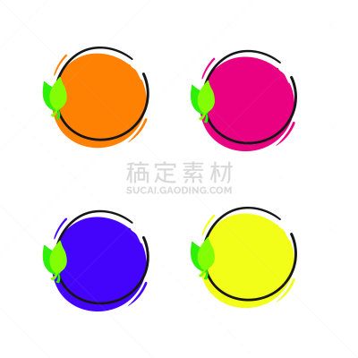 清新,果汁,水果,乱画,标签,计算机图标,矢量,动物手,概念,绘制