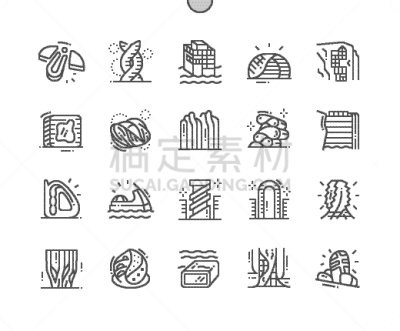 建筑,未来,井,像素化,空间站,商务,房屋建设,计算机,联系