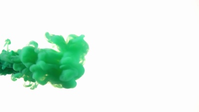 绿色液体流动