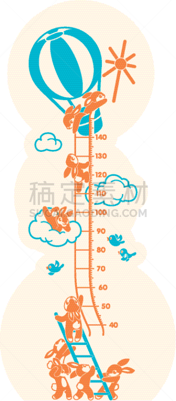 高处,计量器,阳光光束,高度表,墙,可爱的,测量工具,长度,云,站