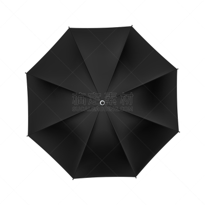 伞,开着的,黑色,无人,矢量,自动的,气候,空的,一个物体,纺织品