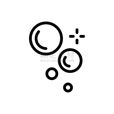 符号,泡泡,矢量,绘画插图,图标,轮廓线画,分离着色,泡泡浴,轮廓,闪亮的